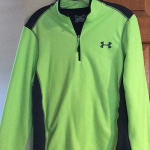 Men’s small neon green fleece pullover